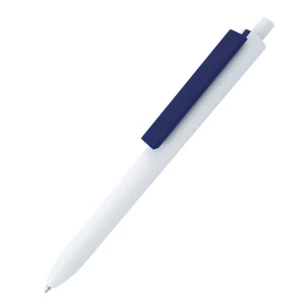 Penna a sfera Comet White - Blu navy
