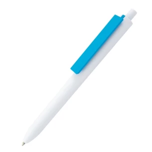 Penna a sfera Comet White - Azzurro