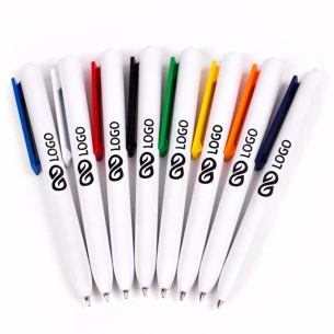 Penna a sfera Comet White - Blu