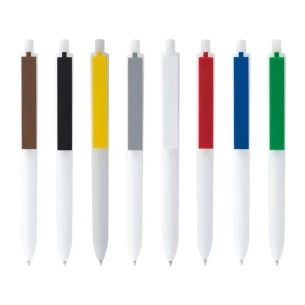 Penna a sfera Comet White - Blu