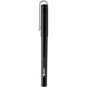 Penna gel in plastica PET riciclata - Nero