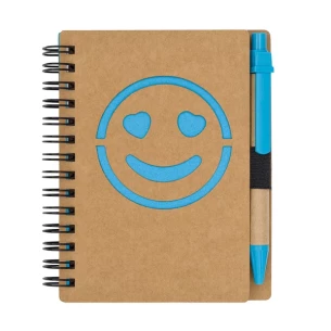 Taccuino liscio Smile - Blu