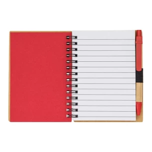 Taccuino liscio Smile - Rosso