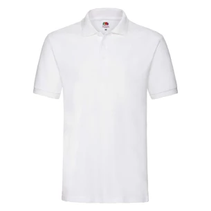 Polo Fruit Of The Loom Premium - Bianco