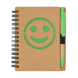 Taccuino liscio Smile - Verde