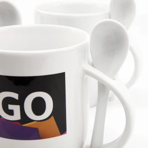 Tazza con cucchiaio - Cucchiaio FullColor
