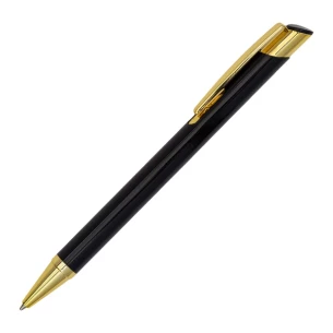 Penna a sfera Lindi in alluminio - Nero
