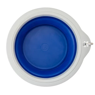 Ciotola pieghevole per cani - Blu