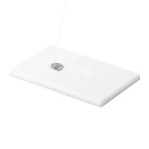 Specchio con filo interdentale Looky - Bianco