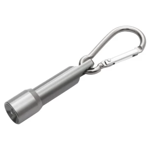 Seleziona il portachiavi con torcia a LED - Grafite