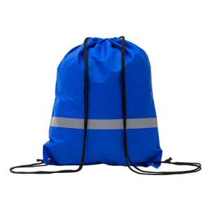 Borsa sportiva con nastro riflettente - blu