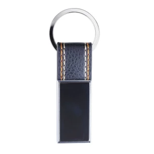 Portachiavi in denim -Argento