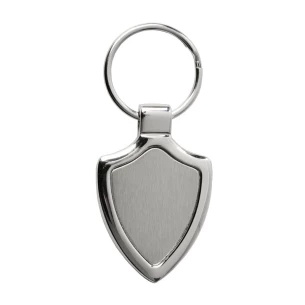 Portachiavi in metallo con emblema - Argento