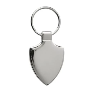 Portachiavi in metallo con emblema - Argento