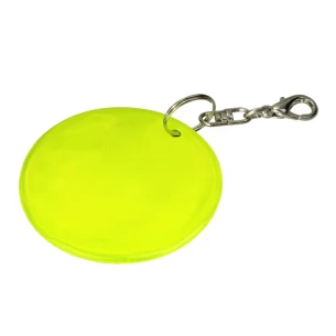 Portachiavi riflettente Smile - Giallo