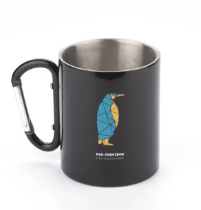 Tazza CAMP con moschettone - Nero