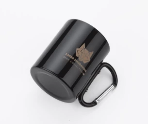 Tazza CAMP con moschettone - Nero