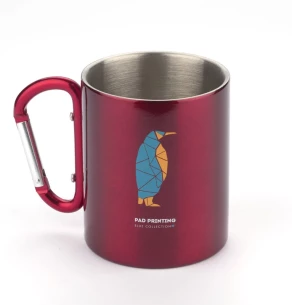 Tazza CAMP con moschettone - Rosso