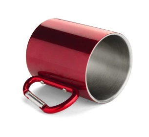Tazza CAMP con moschettone - Rosso