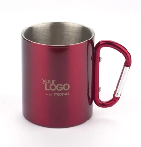 Tazza CAMP con moschettone - Rosso