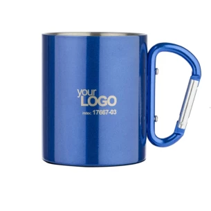 Tazza CAMP con moschettone - Blu