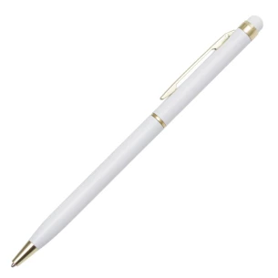 Penna a sfera Toledo Gold - Bianco