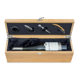 Cassetta per vini Garda con accessori - Beige