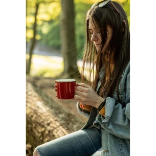Tazza in smalto Taeris - Rosso
