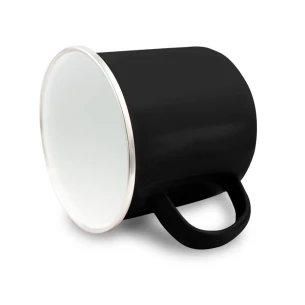 Tazza in smalto Taeris - Nero