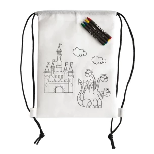 Zaino con pastelli White Line - Bianco