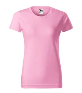 Maglietta basic da donna - Rosa chiaro