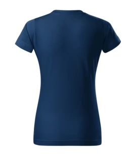 Maglietta basic da donna - Blu scuro