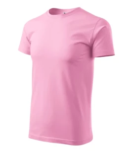 T-shirt Basic da uomo - Rosa chiaro