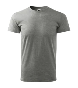 T-shirt Basic da uomo - Grigio scuro