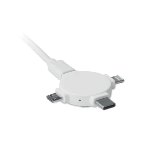Adattatore per cavo 3 in 1 - CAVO LIGO - bianco