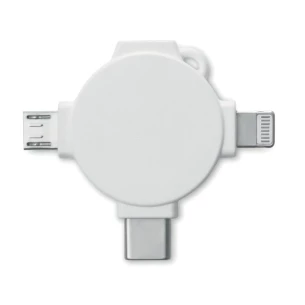 Adattatore per cavo 3 in 1 - CAVO LIGO - bianco