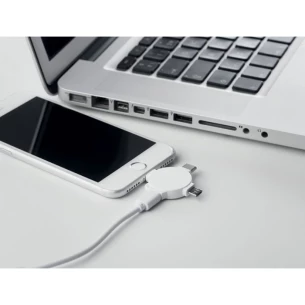 Adattatore per cavo 3 in 1 - CAVO LIGO - bianco