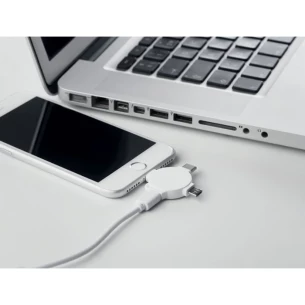 Adattatore per cavo 3 in 1 - CAVO LIGO - bianco