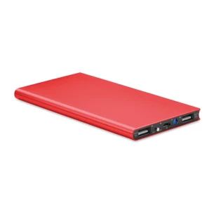 Banca di alimentazione 8000mAh - POWERFLAT8 - Rosso