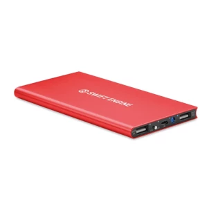 Banca di alimentazione 8000mAh - POWERFLAT8 - Rosso