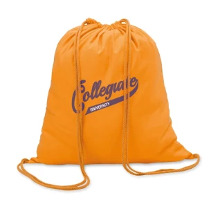 Borsa in cotone - COLORATA - Arancione
