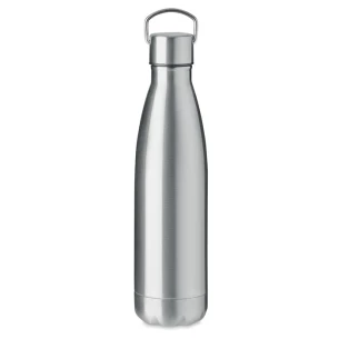 Bottiglia a doppia parete 500ml - MATIS - argento opaco