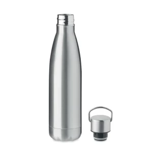 Bottiglia a doppia parete 500ml - MATIS - argento opaco