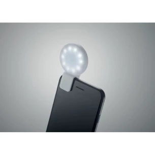 Luce selfie a LED con clip - PINNY- bianco
