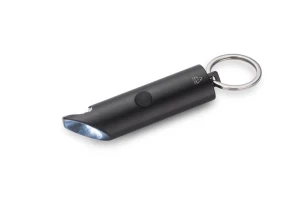 Torcia con portachiavi e apriporta LATARO - Nero