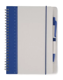 Taccuino con riga e penna REGALI - Blu navy