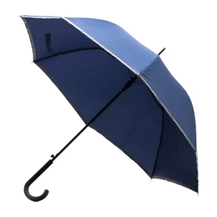 Ombrello con nastro riflettente Refu - Blu