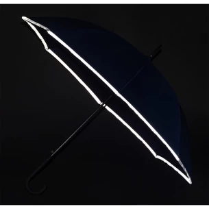 Ombrello con nastro riflettente Refu - Blu