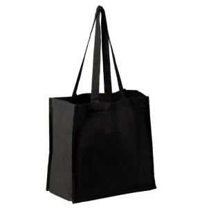 Borsa in cotone Eco-Style - Nero