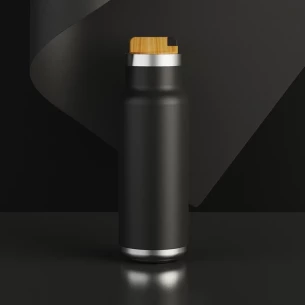 Bottiglia termica Horten da 530 ml - Nero
